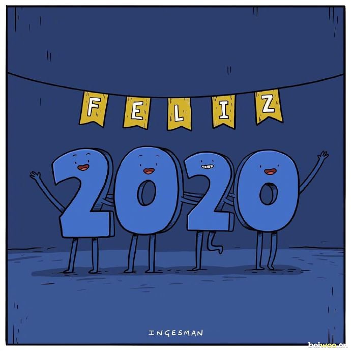 无字短篇漫画《2020》