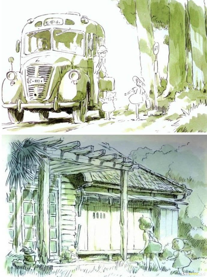 宫崎骏,手稿,动画