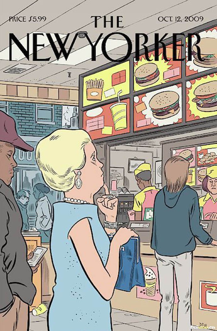 Adrian Tomine,生活,插画,The New Yorker,漫画
