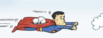 <b>搞笑漫画：超级英雄私下都在做什么？</b>